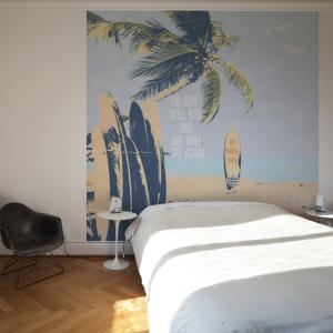 Papel pintado panorámico wave surfer