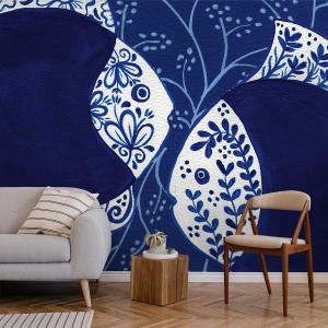 Papel pintado peces azules del sur 364x270cm