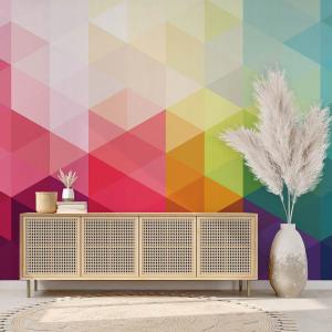 Papel pintado prisma de color 364x270cm