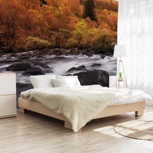 Papel pintado río en otoño  364x270cm