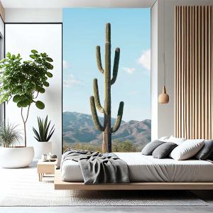 Papel pintado selva de cactus méxico 156x270cm