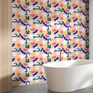 Papel pintado sueños de color de rosa  156x270cm