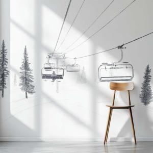 Papel pintado telesilla 312x270cm