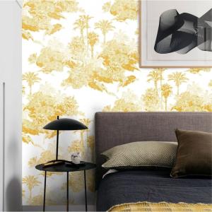 Papel Pintado Toile de Jouy, papel auténtico, 200x280cm, 8…