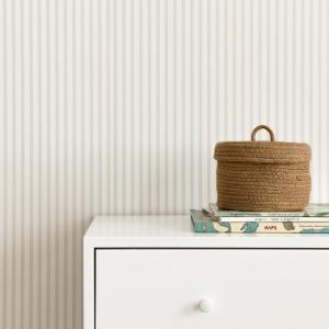 Papel pintado tradicional beige 53 x 1005 cm