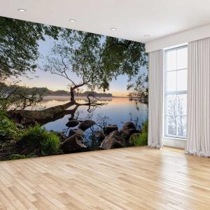 Papel pintado vistas del lago 364x270cm