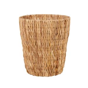 Papelera en fibras vegetales trenzadas
