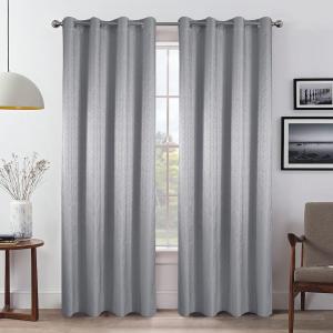 Par de cortinas gris 140x260cm