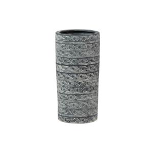 Paraguero gris de cerámica 23x23x47cm