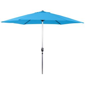 Parasol aluminium azul 300 x 300 x 240 cm