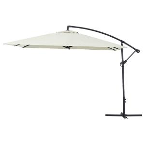 Parasol aluminium color crudo 298 x 298 x 253 cm