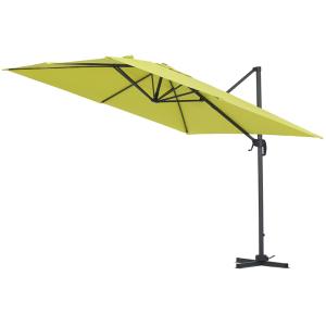 Parasol aluminium verde 300 x 300 x 290 m