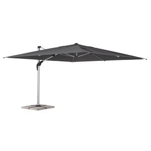 Parasol de aluminio 4x4 anodizado-gris oscuro