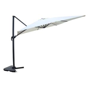 Parasol excéntrico rectangular 3 x 4 m giratorio en 360 deg…