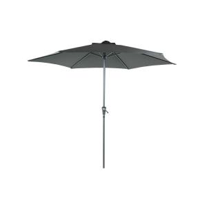 Parasol fijo redondo de exterior, tela de 270cm, aluminio,…