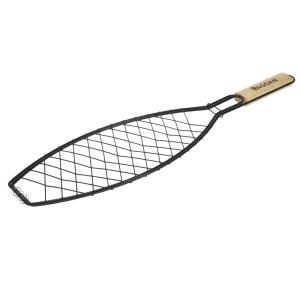 Parrilla grill de acero negro 14x58x2cm