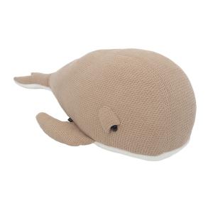 Peluche Asiento ballena de algodón 100% beig 94X43X33 cm