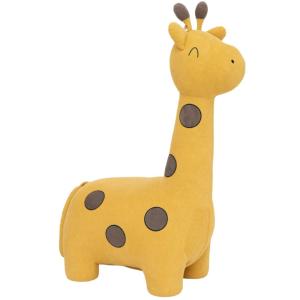 Peluche asiento jirafa de algodón 100% amarillo