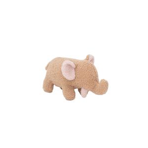 Peluche baby elephant de algodón 100% marrón 30X8X13cm
