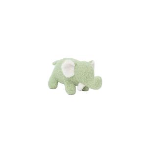 Peluche baby elephant de algodón 100% verde 30X8X13cm