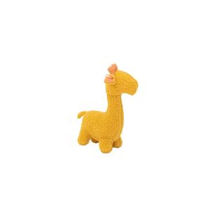 Peluche baby giraffe de algodón 100% amarillo 35X8X13cm