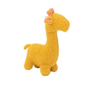 Peluche baby jirafa de algodón 100% amarillo 35X8X13cm