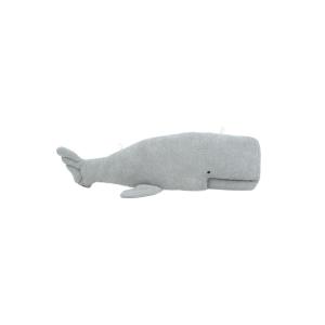 Peluche de pared beluga gris