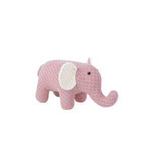 Peluche elefante mini de algodón 100% rosa 48X26X23 cm