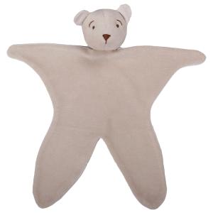 Peluche en terciopelo de algodón orgánico 30 cm Oso
