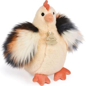 Peluche Gallina beige 20 cm
