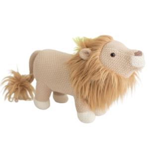 Peluche león algodón 100% marrón