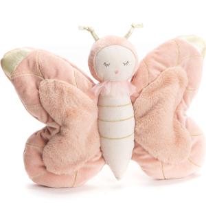 Peluche mariposa rosa 32x2x39cm