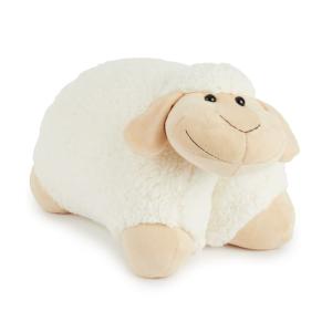 Peluche oveja XXL, blanca, plegable