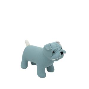 Peluche perro mini de algodón 100% azul 45X18X30 cm