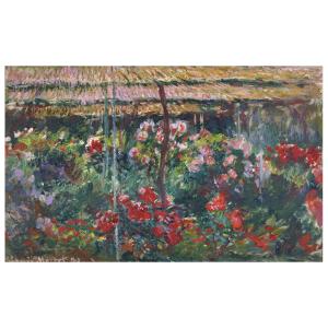Peony Garden (Jardín de la Peonía) - Claude Monet - cm. 50x…
