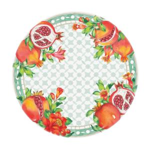Pequeño plato de melamina con estampado de granadas ø 23 cm…