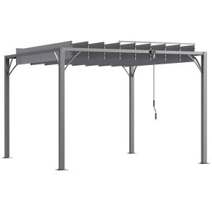 Pérgola 290x295x213 cm gris