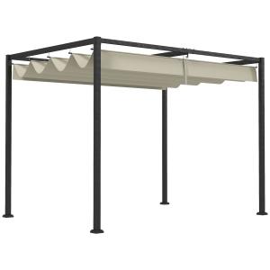 Pérgola 298x213x221 cm crema