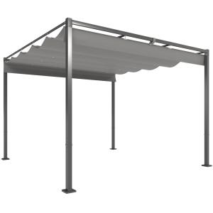 Pérgola 298x297x221 cm gris