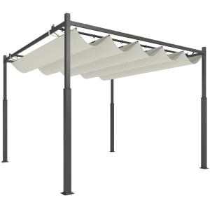 Pérgola 298x298x230 cm crema