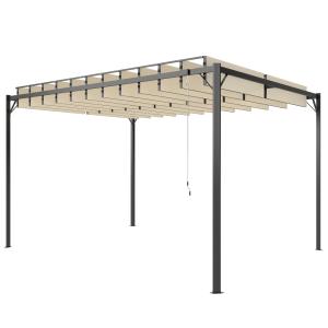 Pérgola 404x304x240 cm crema