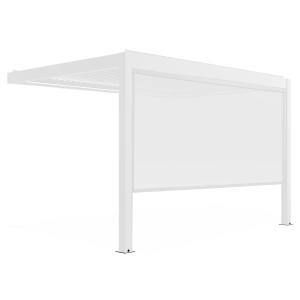 Pérgola bioclimática adosada con iluminación motorizada 3x4…