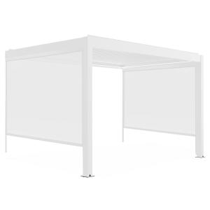 Pérgola bioclimática adosada con iluminación motorizada 3x4…