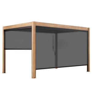 Pérgola bioclimática autoportante de 3x4m y 2 persianas de…