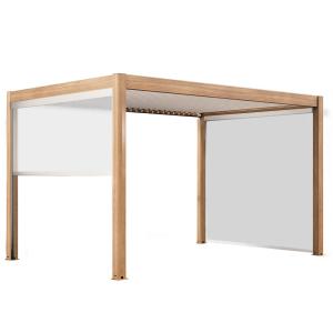 Pérgola bioclimática autoportante y motorizada 3x4m y 3 est…