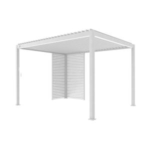 Pérgola bioclimática de aluminio 3x4m   1 persiana 1m  1 pe…