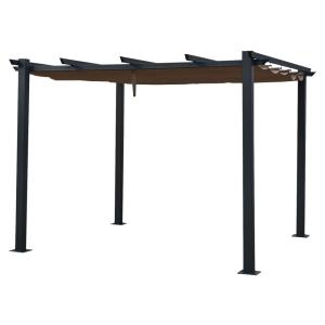 Pérgola independiente 3 × 3m cassis estructura de aluminio