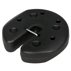 Pesos para carpas 22x22x5.5 cm negro