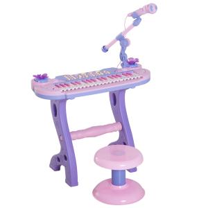 Piano infantil color rosa 55 x 24 x 83 cm