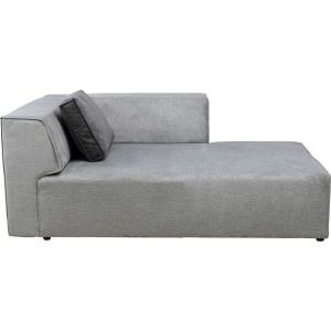 Pieza modular de sofa rinconera de ángulo recto tejido gris…